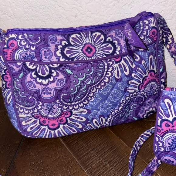 Vera Bradley Purple and Pink Crossbody Bag Set - Picture 3 of 6